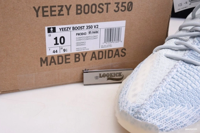 Yeezy Adidas White Boost 350 V2 Cloud FW3043 0802